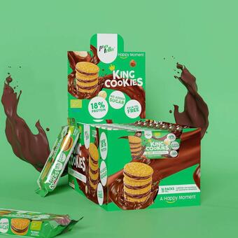 Decathlon Cookies king snacks protella pack 16 unidades oferta
