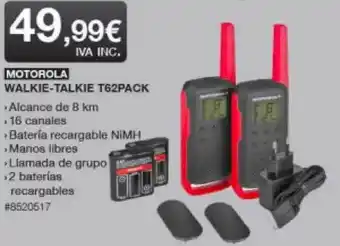 Motorola Walkie-talkie T62pack