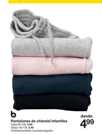 Zeeman Pantalones de chándal infantiles oferta