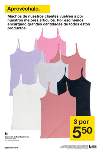 Zeeman Camiseta de tirantes infantil oferta