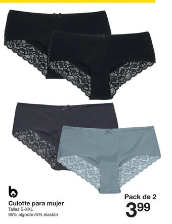 Zeeman Culotte para mujer oferta