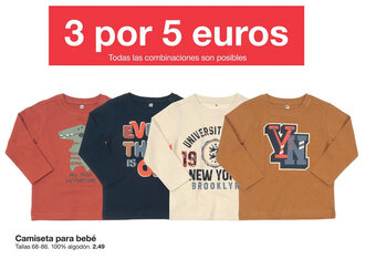 Zeeman Camiseta para bebé oferta
