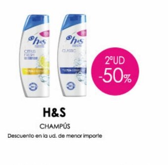 Muchas Perfumerías H&S CHAMPÚS oferta