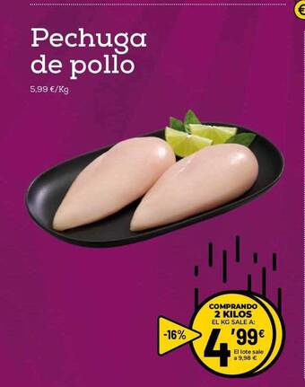 AhorraMas Pechuga de Pollo oferta