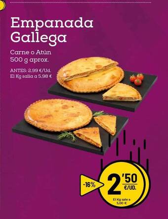 AhorraMas Empanada Gallega oferta