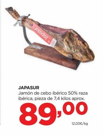 Alimerka Jamón ibérico de cebo japasur oferta