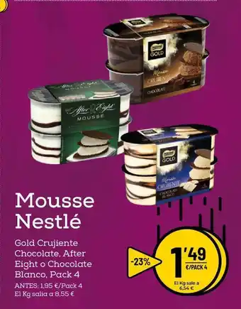 AhorraMas Nestlé Mousse oferta