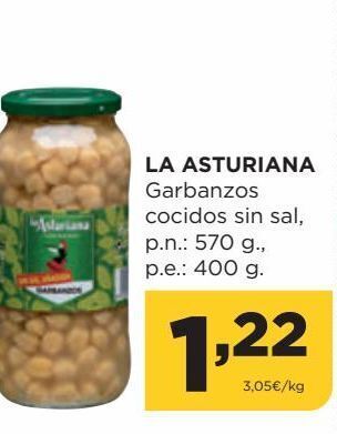 Alimerka Garbanzos cocido sin sal oferta