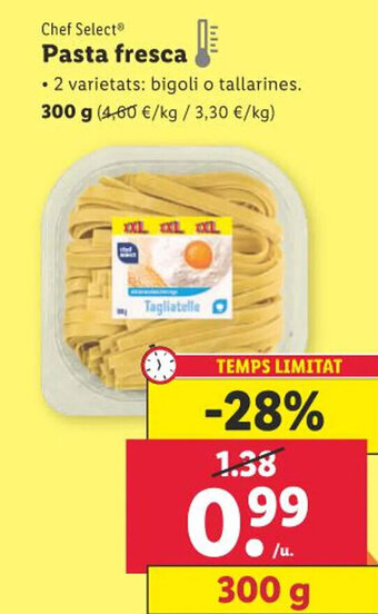 Lidl Chef Select Pasta fresca oferta