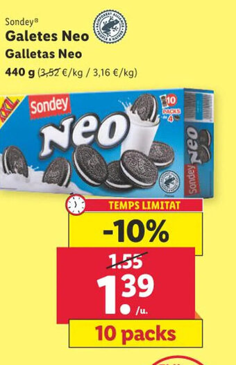 Lidl Sondey® Galetes Neo oferta