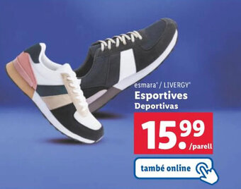 Lidl esmara" / LIVERGY" Esportives Deportivas oferta