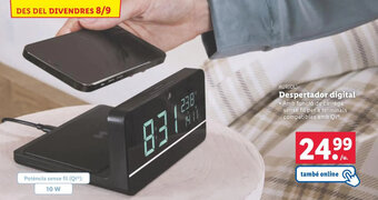 Lidl AURIOL Despertador digital oferta