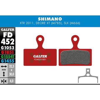 Decathlon Pastillas fd adv sh 985/785/666 galfer oferta