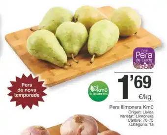BonpreuEsclat Pera illimonera Km0 oferta