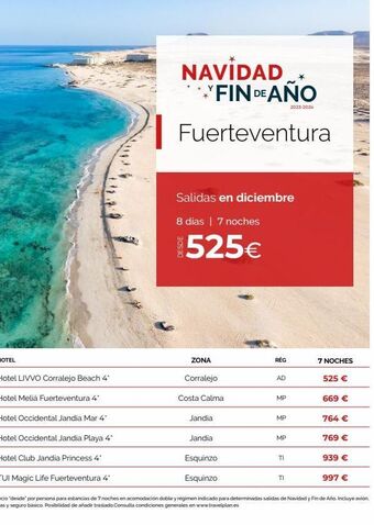 Travelplan Hotel livvo corralejo beach 4* hotel melia fuerteventura 4* hotel occidental jandia mar 4* hotel occidental jandia playa 4 oferta