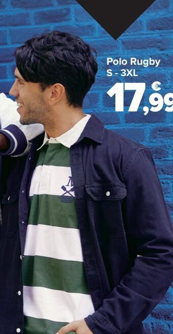 Carrefour Polo rugby s - 3xl oferta