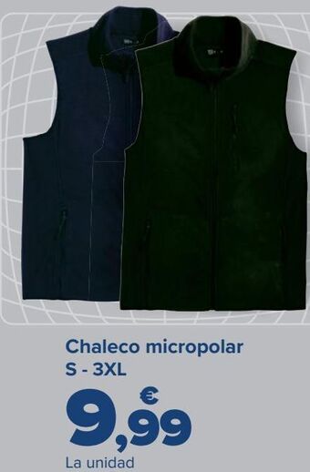 Carrefour Chaleco micropolar s - 3xl oferta