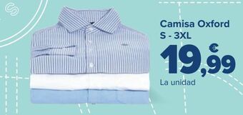 Carrefour Camisa oxford s - 3xl oferta