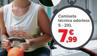 Carrefour Camiseta técnica odorless oferta