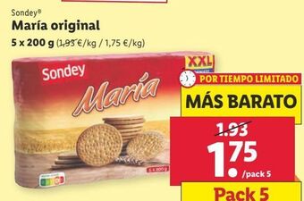 Lidl Galletas maría oferta