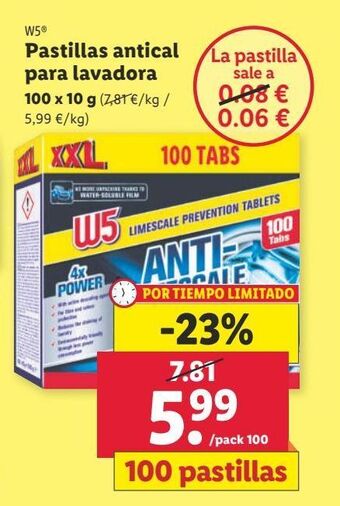 Lidl Pastillas para lavavajillas oferta
