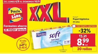 Lidl Papel higiénico oferta