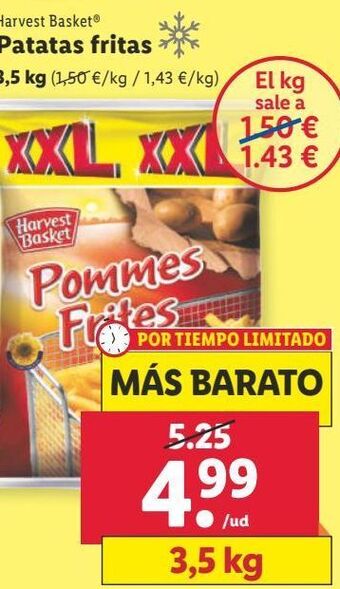 Lidl Patatas fritas oferta