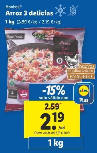 Lidl Arroz 3 delicias oferta