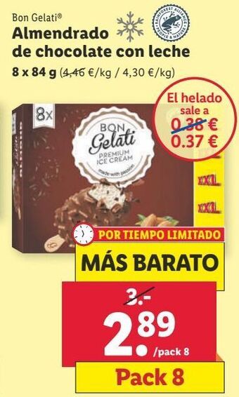 Lidl Almendrado de chocolate con leche oferta
