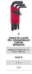Coferdroza Juego de llaves oferta