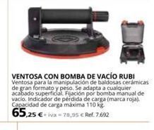 Coferdroza Bomba de vacío rubi oferta