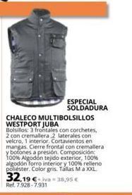 Coferdroza Chaleco multibolsillos juba oferta