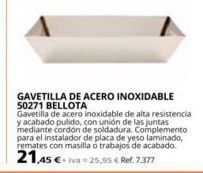 Coferdroza Gavetilla de acero inoxidable 50271 bellota gavetilla de acero inoxidable de alta resistencia y acabado pulido, con unión de oferta