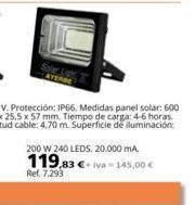 Coferdroza 200 w 240 leds. 20.000 ma  119,83 €-va-145,00 €  ref. 7.293 oferta