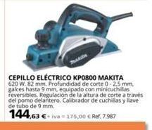 Coferdroza Cepillo eléctrico makita oferta