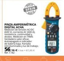 Coferdroza Pinza amperimétrica tenn oferta