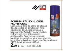 Coferdroza Profer aceite multiuso silicona profesional lubricante a base de aceite de silicona de alta calidad sin emulsionar. para si oferta