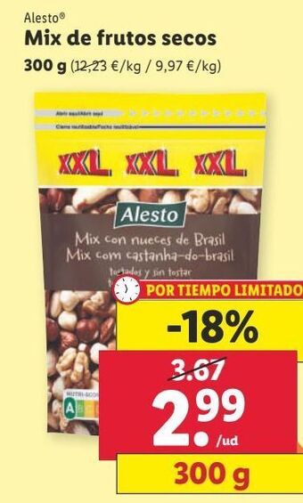 Lidl Mix de frutos secos oferta