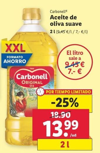 Lidl Aceite de oliva oferta