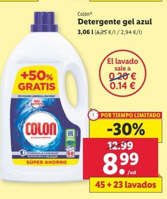 Lidl Detergente oferta