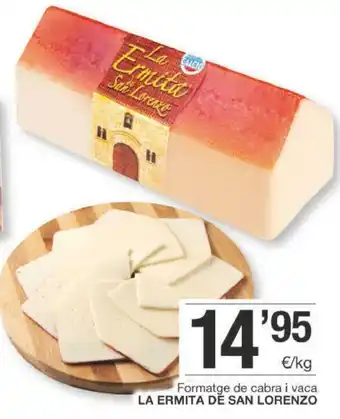 BonpreuEsclat La Ermita De San Lorenzo Formatge de cabra i vaca oferta