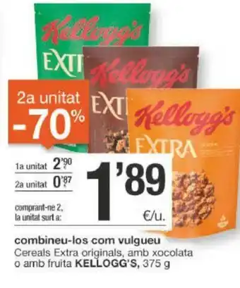 BonpreuEsclat Kellogg's combineu-los com vulgueu 375 g oferta