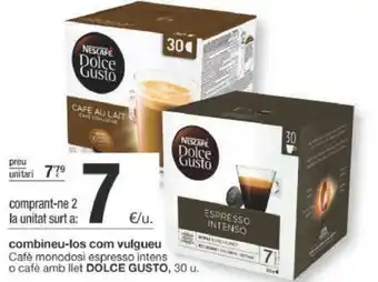 BonpreuEsclat Dolce Gusto combineu-los com vulgueu 30 u oferta