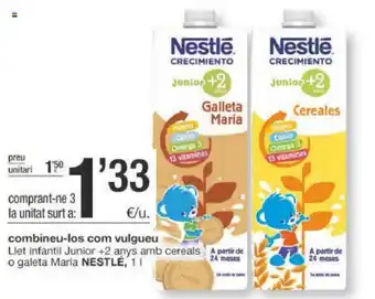 BonpreuEsclat Nestlé combineu-los com vulgueu 1 l oferta