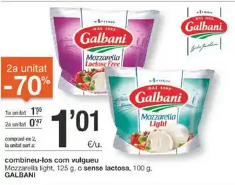 BonpreuEsclat Galbani combineu-los com vulgue sense lactosa oferta