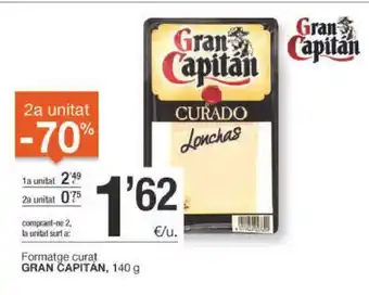 BonpreuEsclat Gran Capitan Formatge curat 140 g oferta