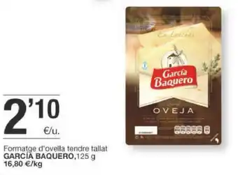 BonpreuEsclat Garcia Baquero Formatge d'ovella tendre tallat 125g oferta
