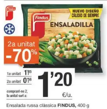 BonpreuEsclat Findus Ensalada russa clássica 400g oferta