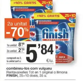 BonpreuEsclat Finish Rentavaixelles Tot en 1 original o llimona oferta