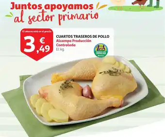 Alcampo Cuartos Traseros de Pollo El kg oferta